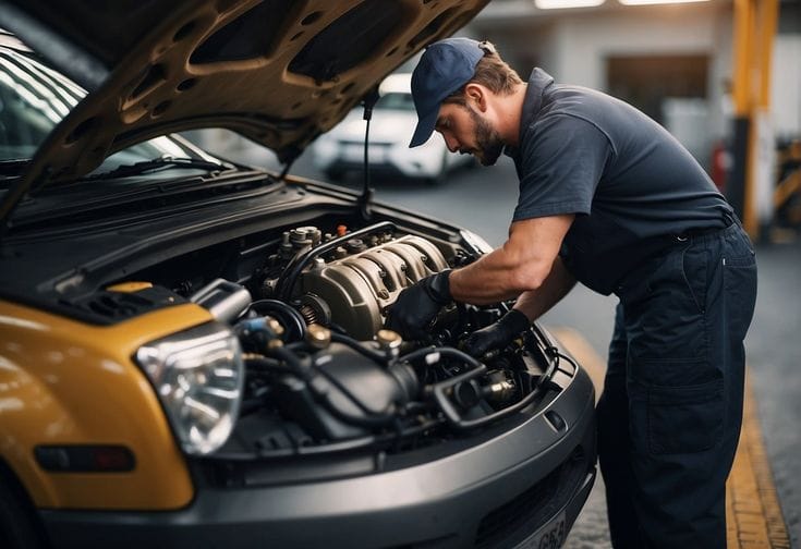 mechanic repair car electrical system