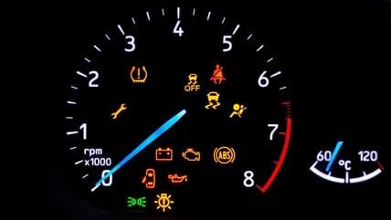 dashboard warning light